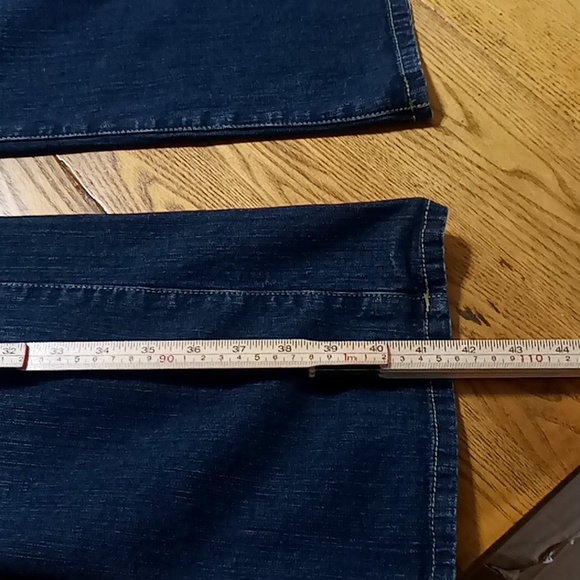 SEVEN7 Jeans Womens 12 BLUE BOOTCUT BOOT Denim Preowned - Picture 4 of 8